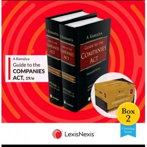 A. Ramaiya's Guide to the Companies Act, 2013 by Arvind P Datar, S. Balasubramanian (Box 2 - 5 Vols) | LexisNexis